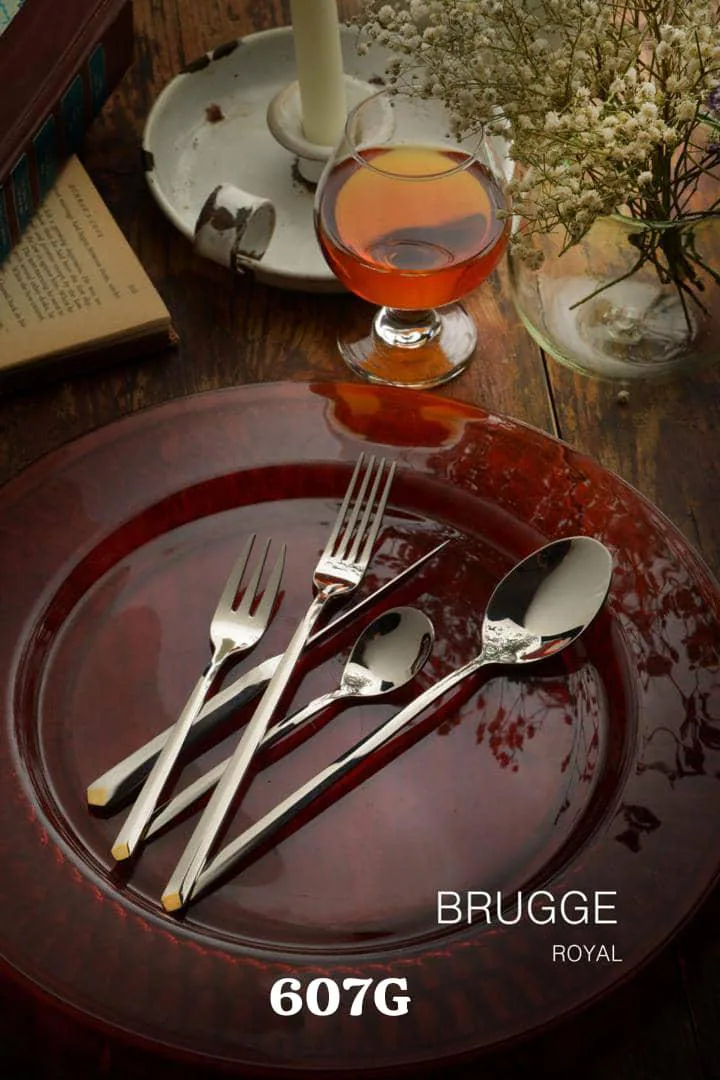 Brugge Royal 607G 103-Piece Flatware Set