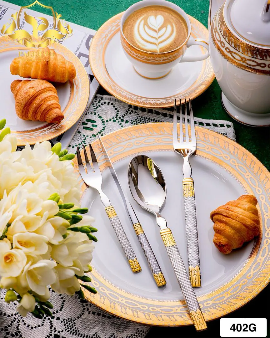 Palermo 402G 87-Piece Flatware Set