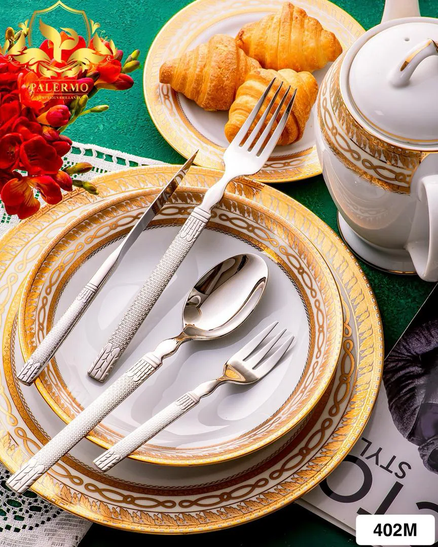 Palermo 402M 87-Piece Flatware Set