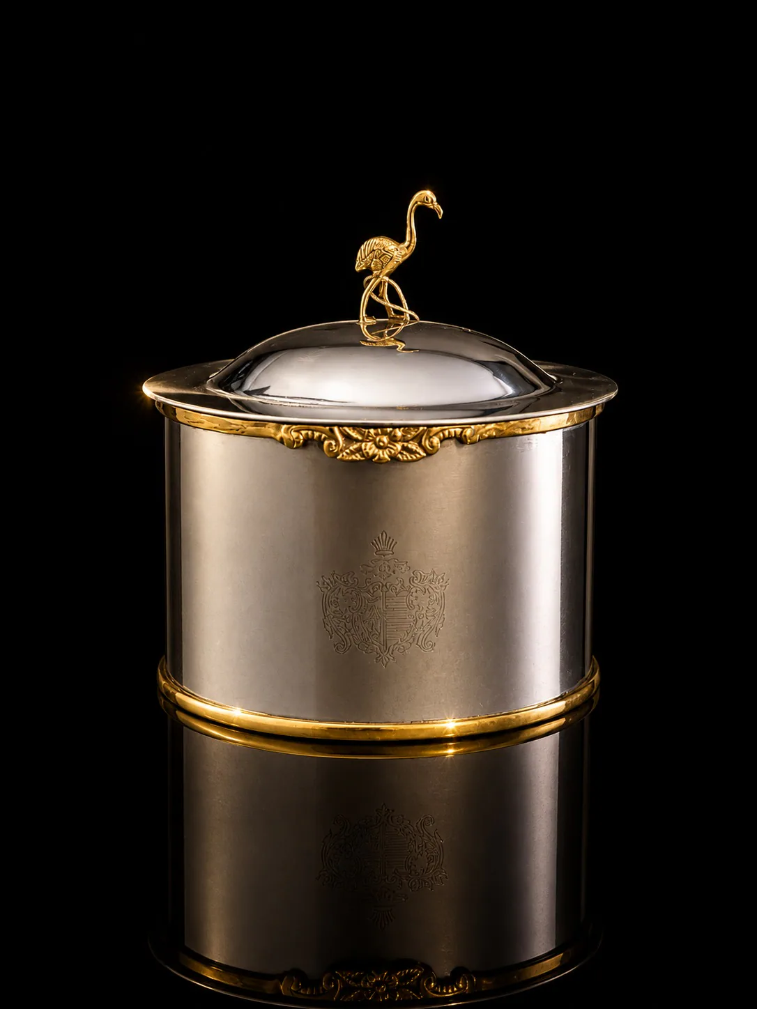 River Lidded Candy Dish F23527