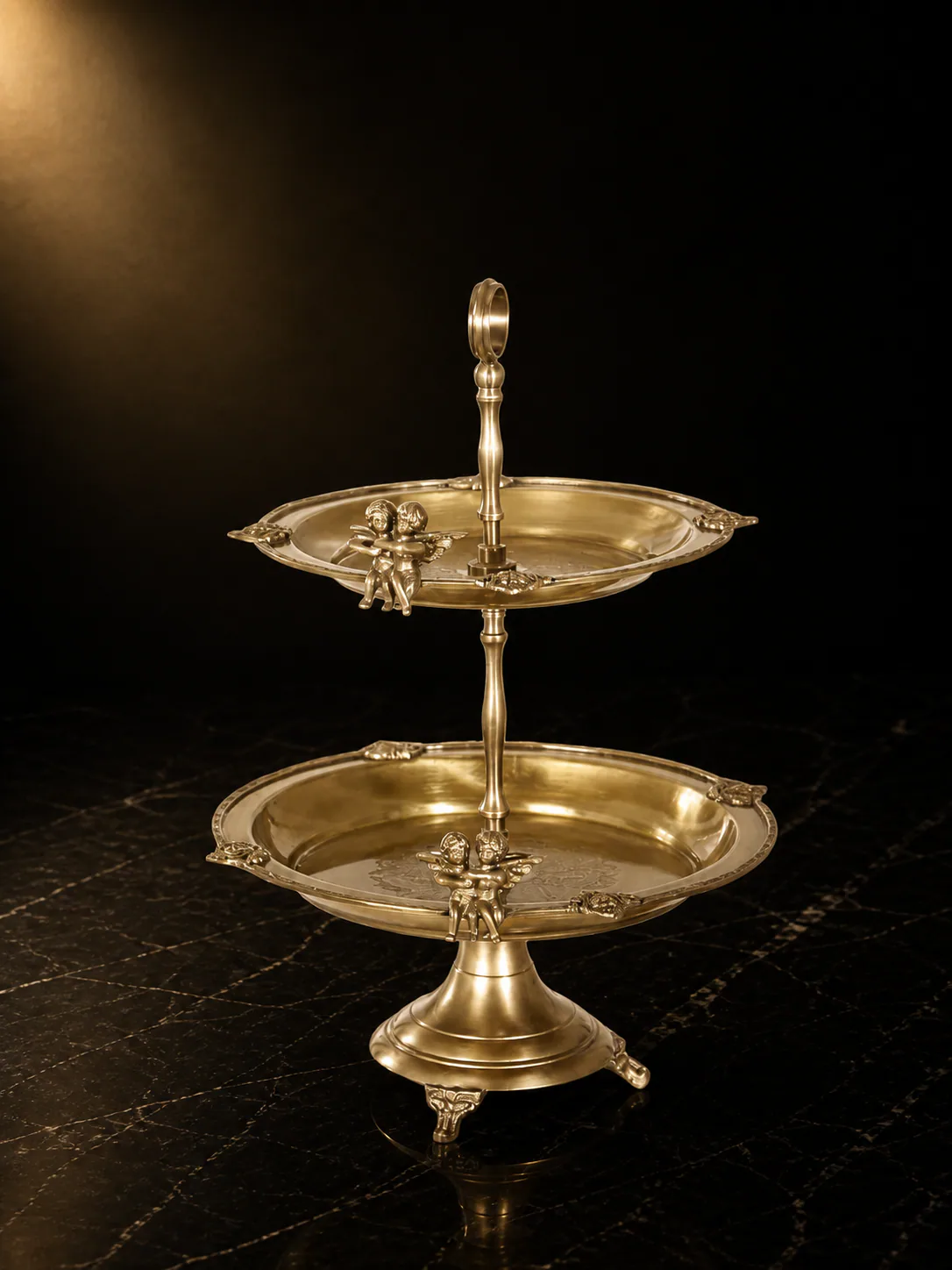 River Two Angels Tiered Serving Stand 24539