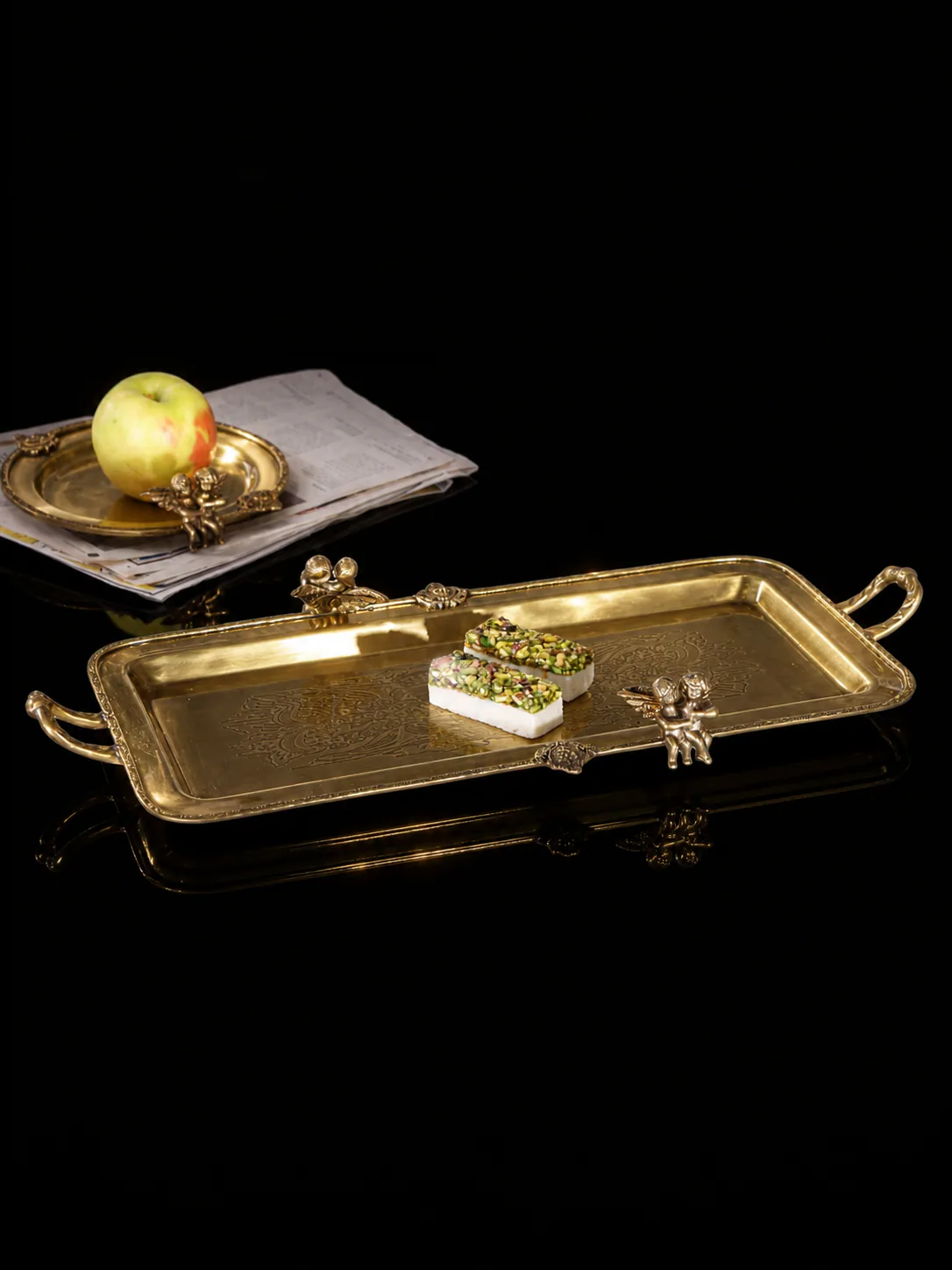 River Two Angels Rectangular Serving Tray 24545