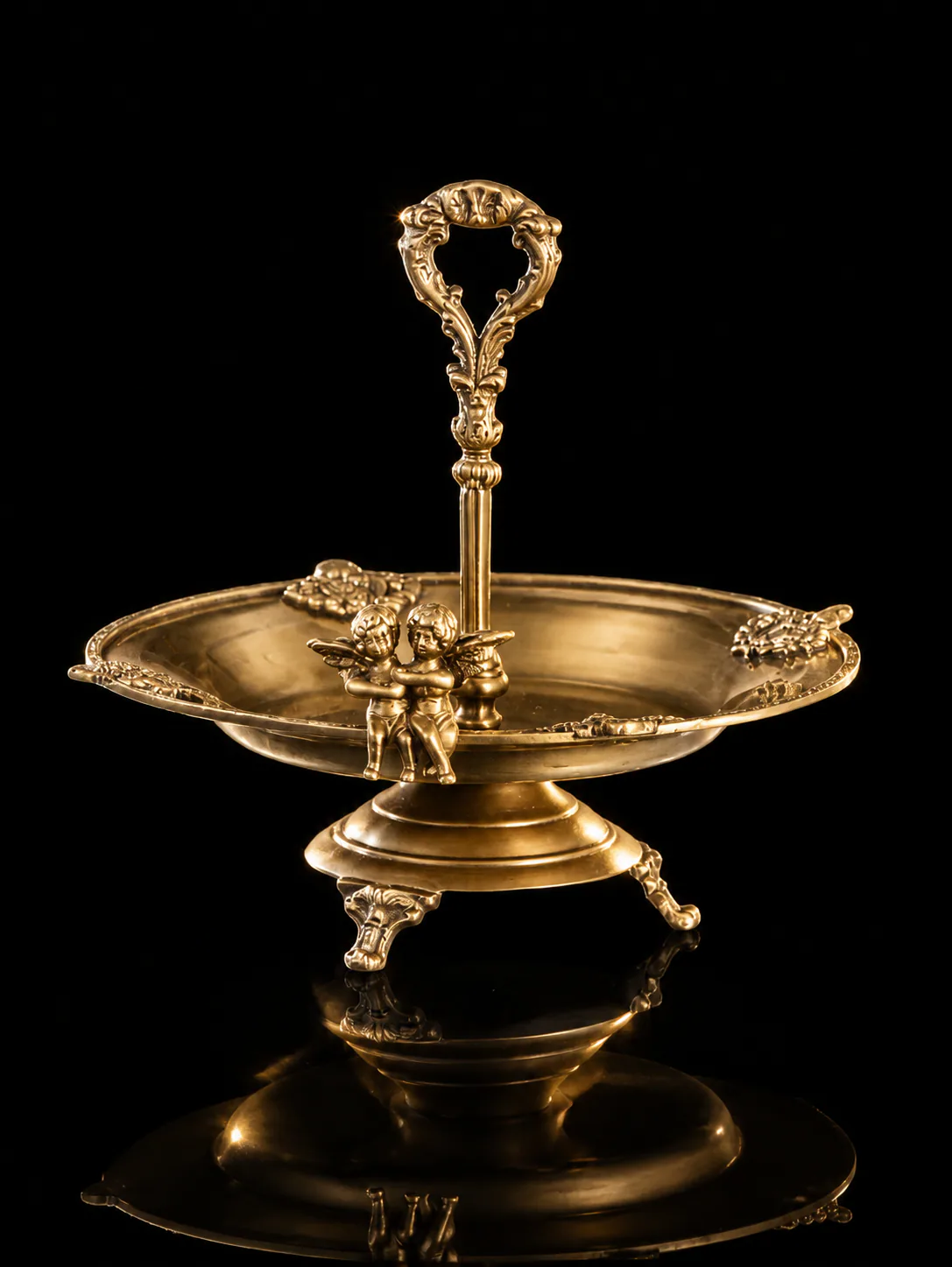 River Two Angels Cake Stand 24526