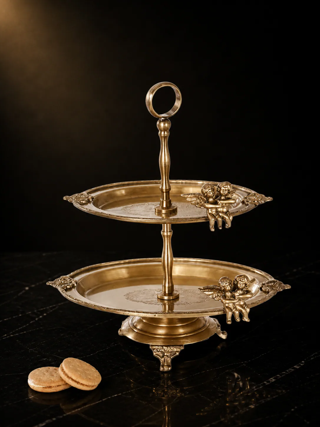 River Two Angels Tiered Serving Stand 24578