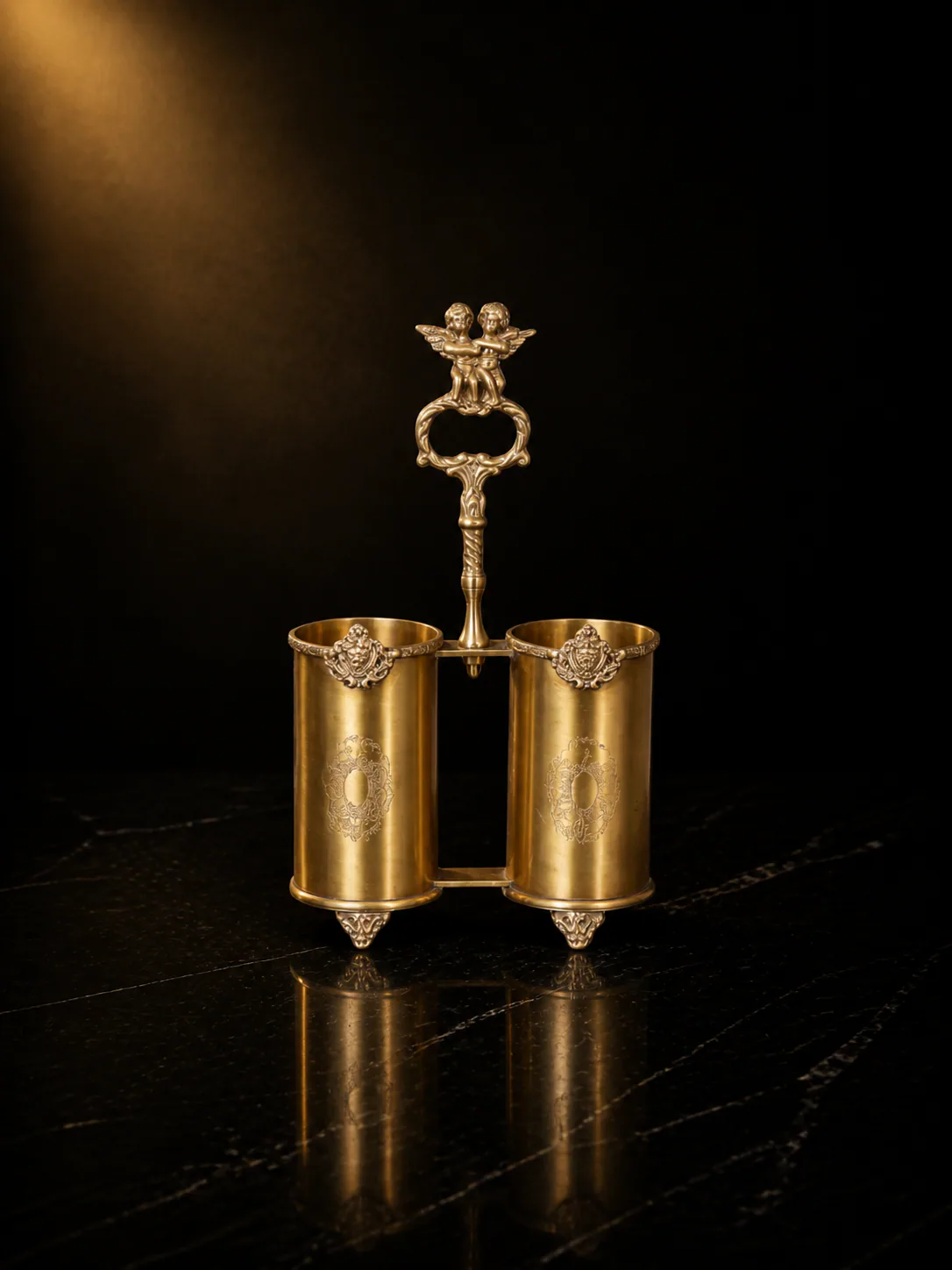 River Two Angels Cutlery Holder 24556