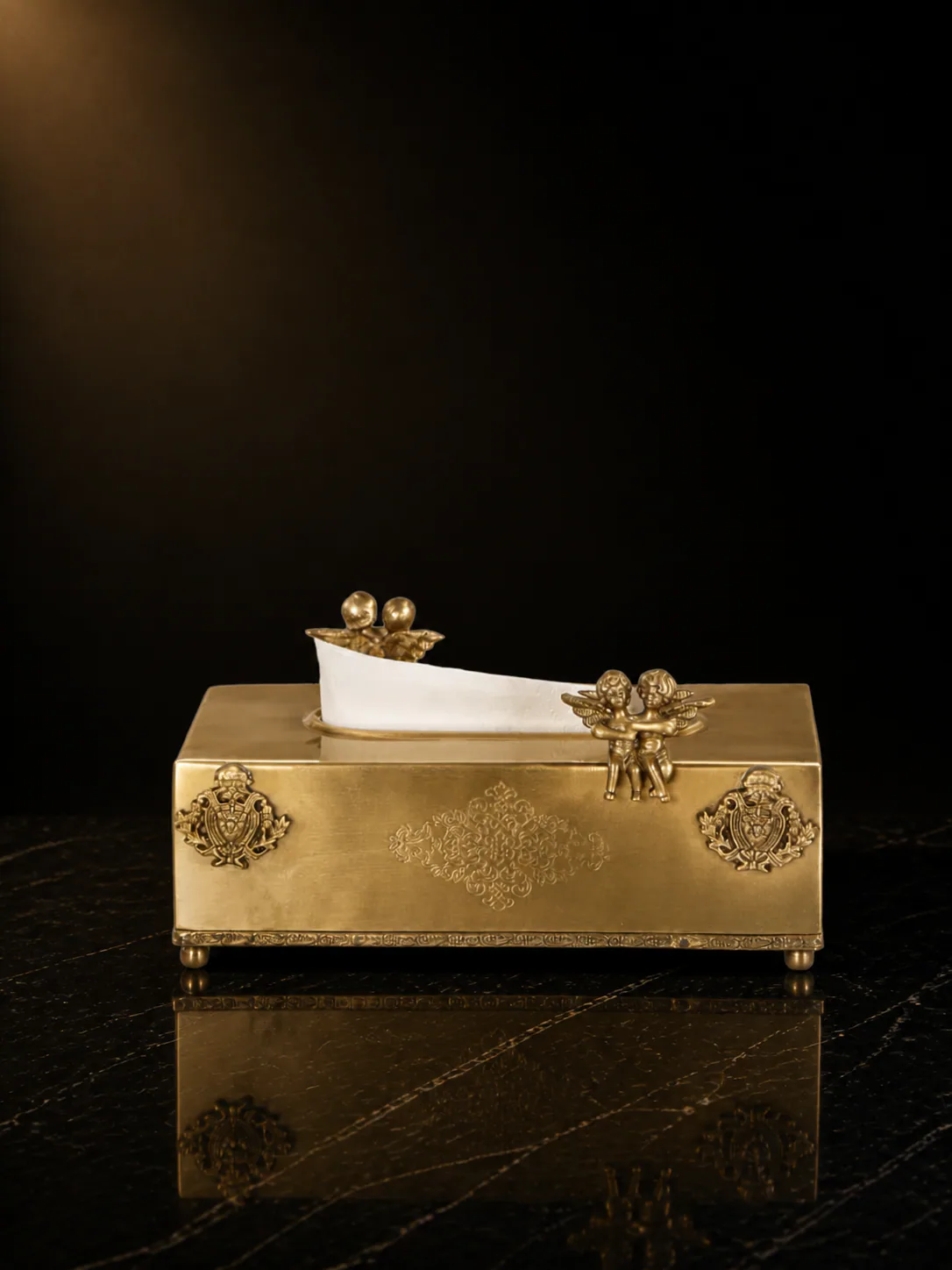 River Two Angels Tissue Box 24528