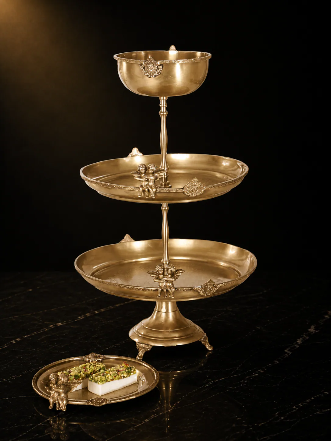 River Two Angels Tiered Serving Stand 24568