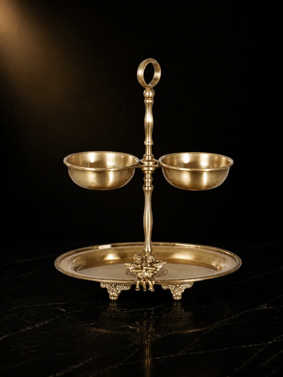 River Two Angels Tiered Serving Stand 24567