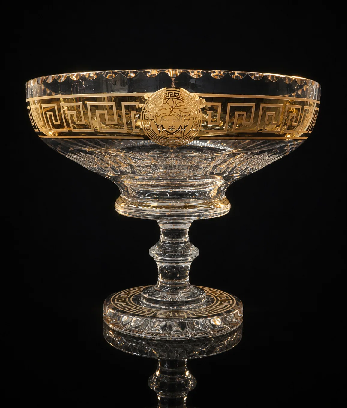 Versace Large Pedestal Fruit Bowl VCR-004