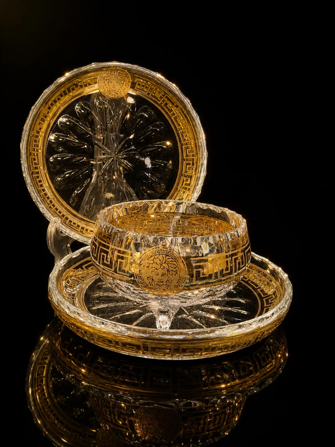 Versace 6-Piece Dessert Bowl and Plate Set VCR-014